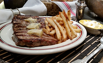 STEAK FRITES WITH MAYONNAISE