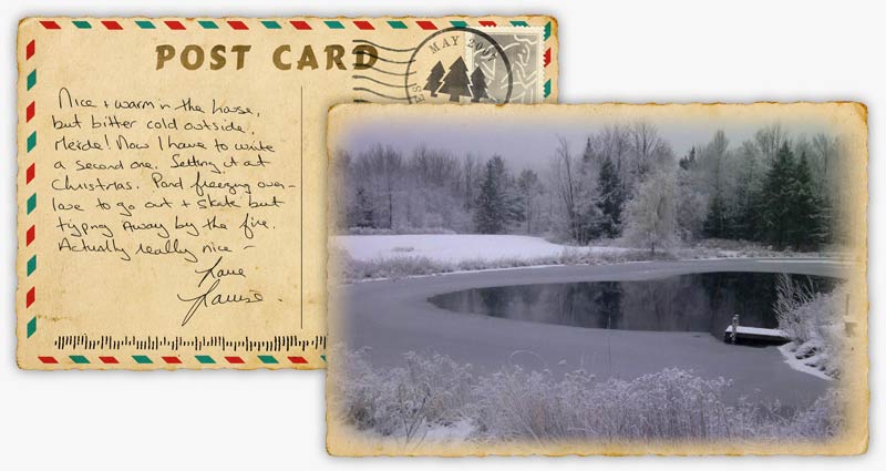 A Fatal Grace Postcard