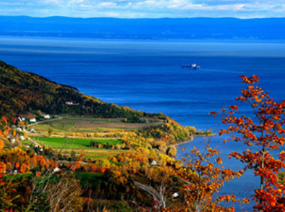 Baie Saint Paul in the fall