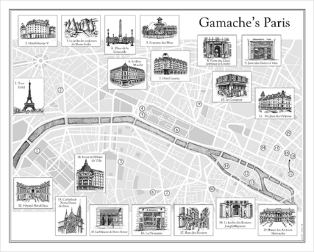 Map Of Gamaches Paris