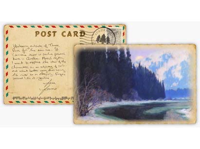 POSTCARDS FROM THREE PINES THE LONG WAY HOME