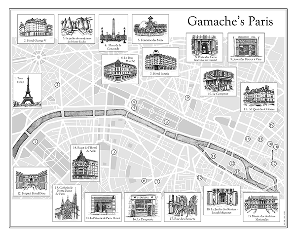 Gamache’s Map of Paris